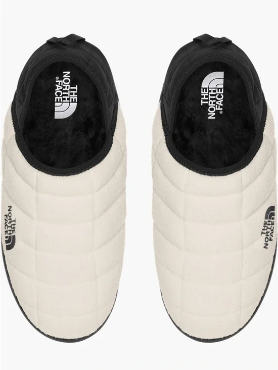 The North Face ThermoBall Traction V Denali Slipper GardeniaWhite/Black 5M NIB - Picture 2 of 7